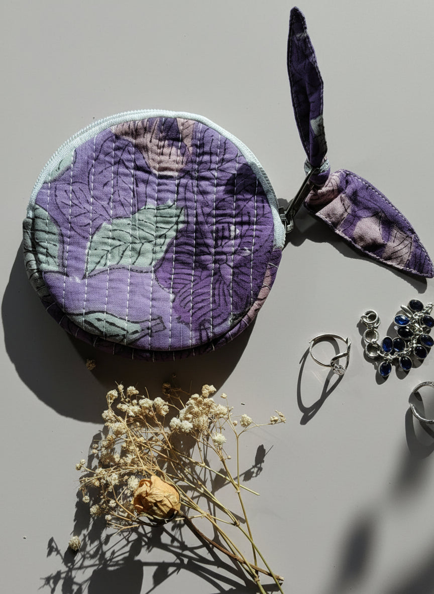 Purple Coin Bag