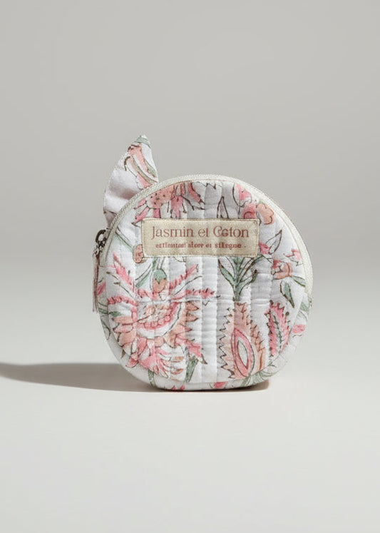 Pink flowers Coin Bag