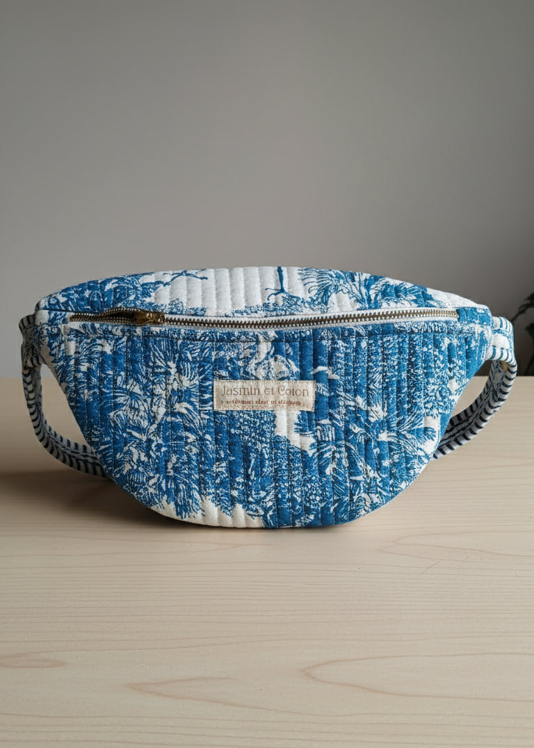 Blue Safari Fanny Pack