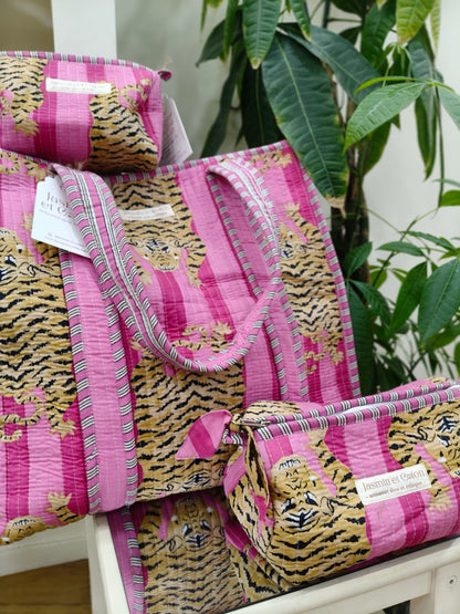 Sac Cabas Tigre Rose