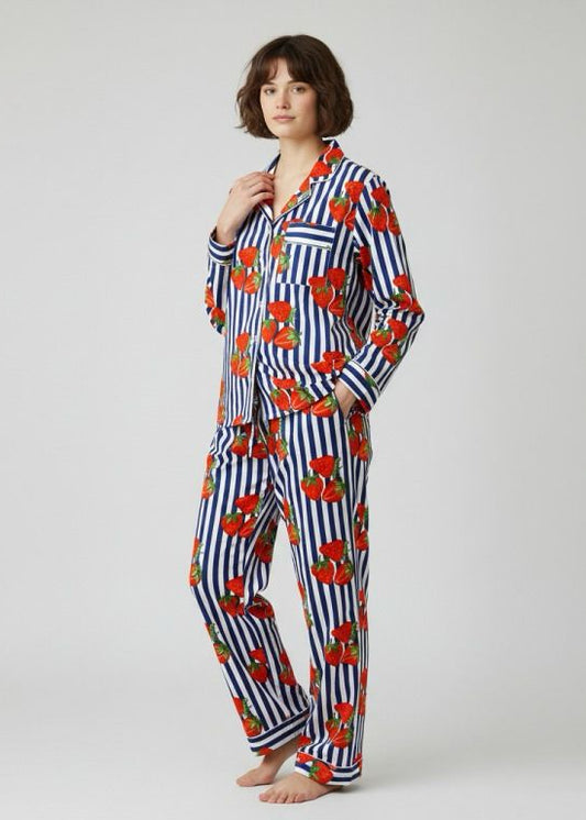 Pyjama Cœurs bleus