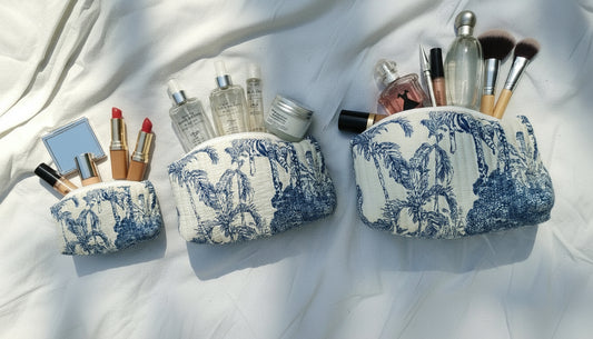 Pochette Jungle Bleue