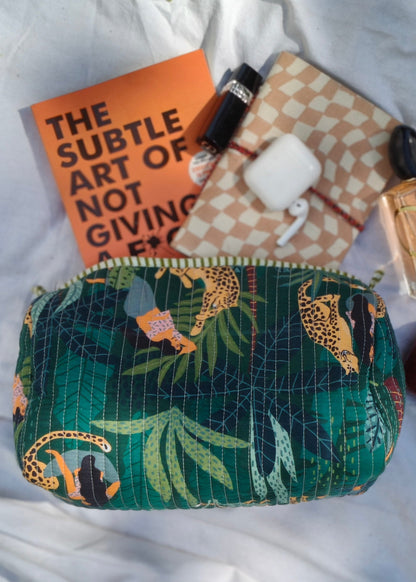 Pochette verte de la jungle