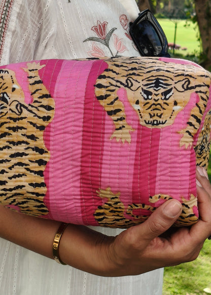 Pochette Tigre Rose