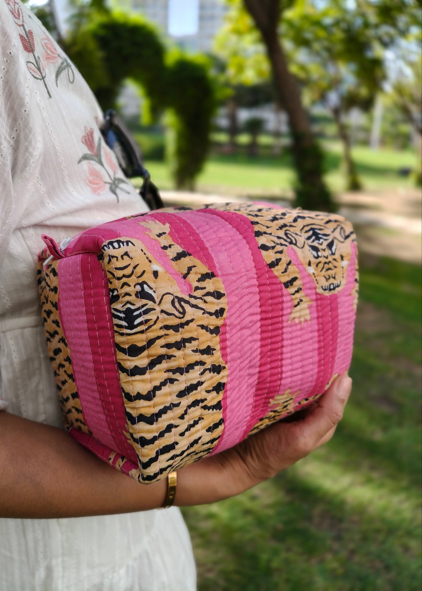 Pochette Tigre Rose