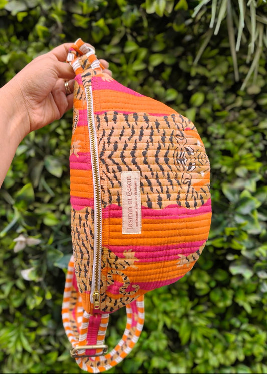 Sac banane Tigre Rose